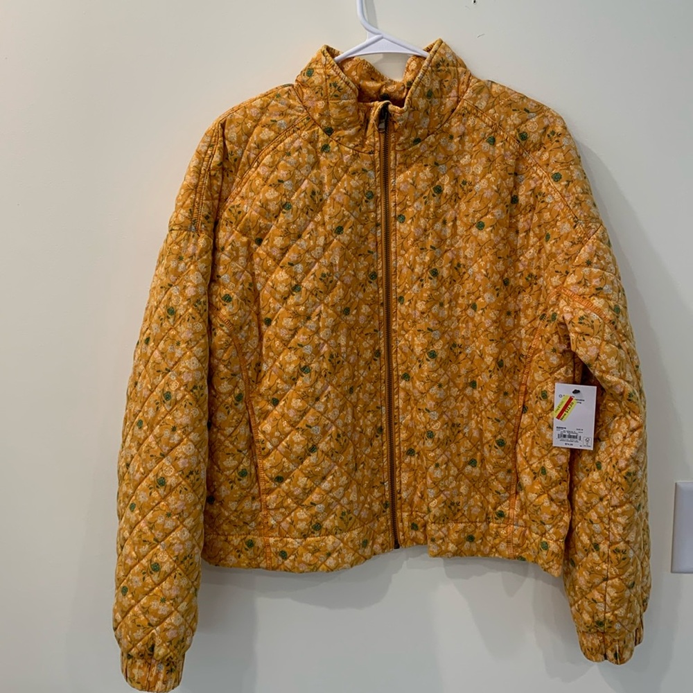Sonoma yellow floral jacket